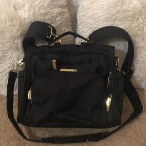 JuJuBe BFF black & gold backpack diaper bag
